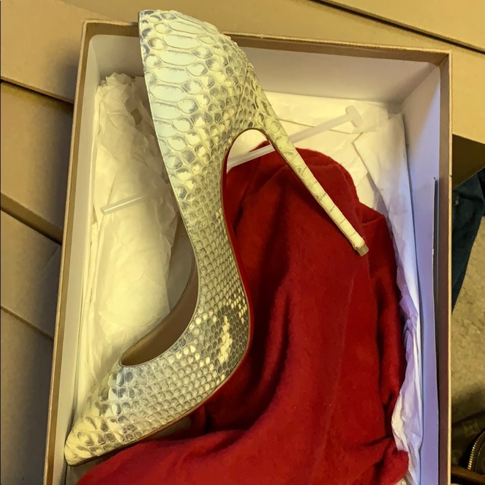 Christian Louboutin Python Pumps - Picture 4 of 8